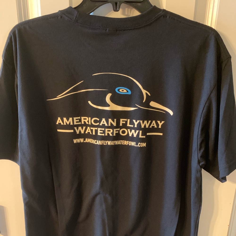 Black American Flyway Waterfowl T-shirts NWOT